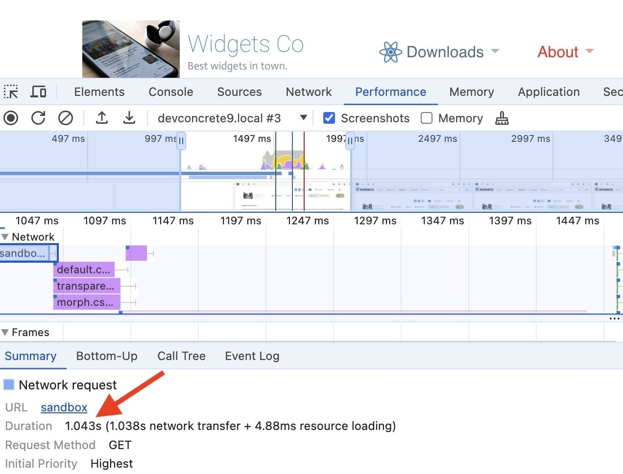 After Mega Menu cache enabled